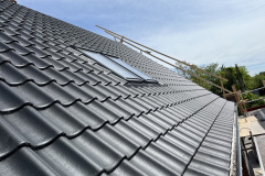 Nyt tegltag - Sort tegltag - Efterbillede