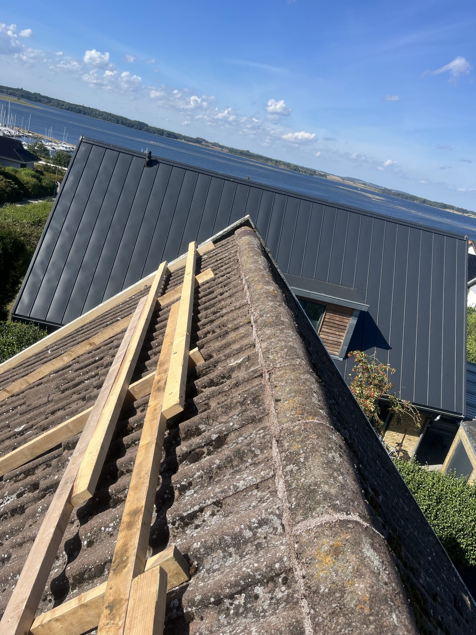 Tag med repareret rufakit rygning